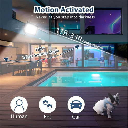 Sensor De Movimento Led Pir 100w Holofote 220v