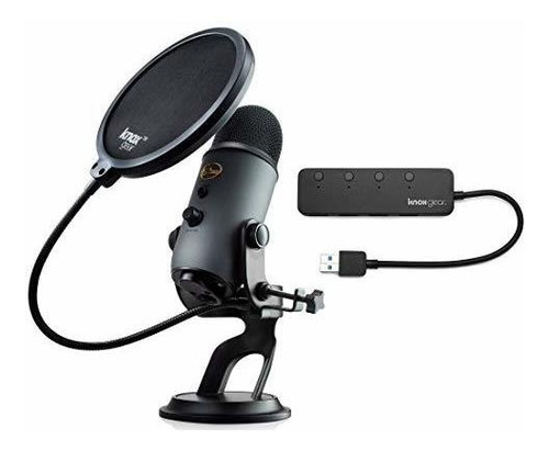 Micrófonos   Slate Usb Microphone Con Knox Gear Usb Hu...