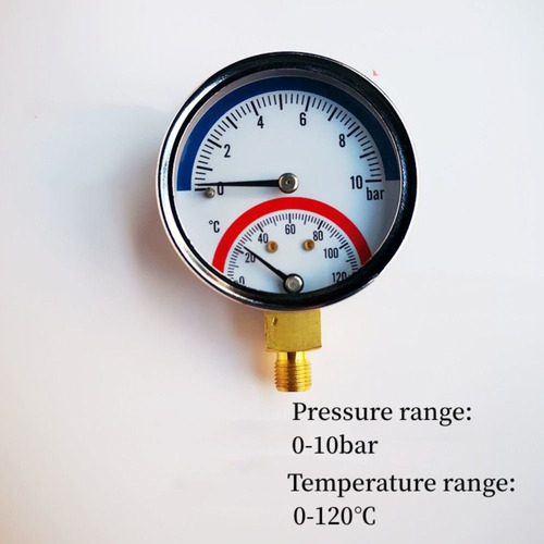 120 Termomanómetro G1/4 De Presión De Temperatura De Rosca