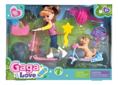 Muñeca Mini Love En Patineta Caja Plasticos Asociados x 1 Esta muñeca es la elección perfecta para los niños que aman la acción y el juego imaginativo. Con su patineta y la compañía de su adorable mascota, permite recrear historias llenas de emoción, velocid
