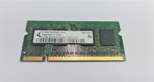 Memoria Ddr2 512mb Infineon Sodimm 667mhz 5300s Hys64t128020