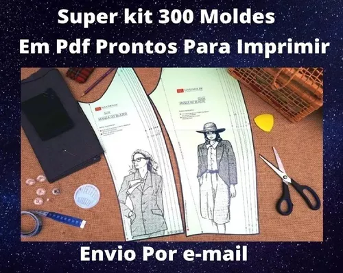 Kit Con 90 Patrones De Ropa Infantil En Pdf