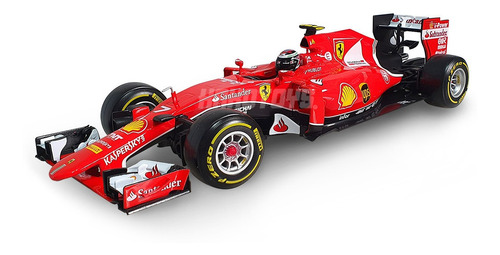 Miniatura F1 Ferrari Sf15t K. Raikkonen (2015)  1/18 Bburago Cor Vermelho