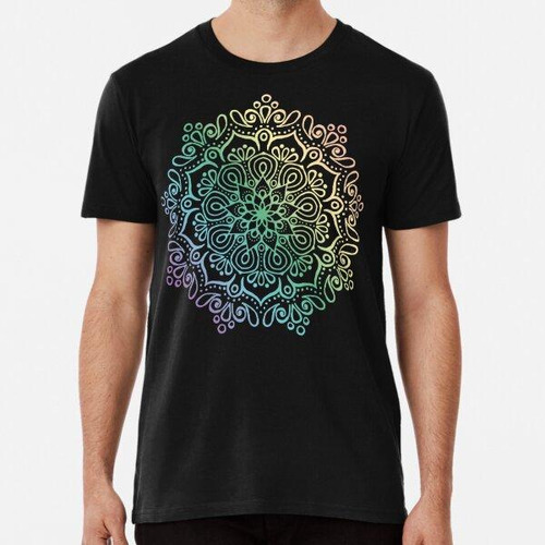 Remera Mandala Zen Alfombra Oriental Colorido Arcoiris Algod