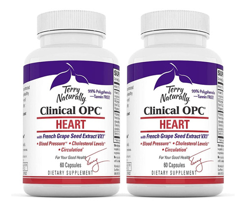 Terry Naturally Clinical Opc Heart (paquete De 2)  Complejo