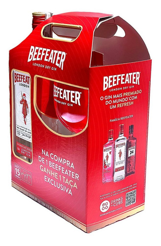 Imagem 3 de 6 de Kit Gin Beefeater London Dry 750ml Com Taça