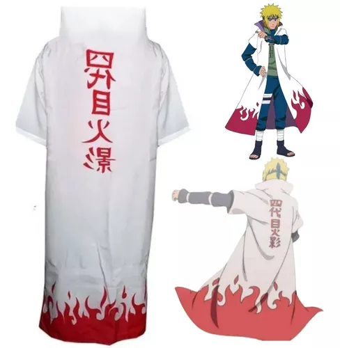 Cosplay Animes Naruto Minato Manto Yondaime Hokage Y01