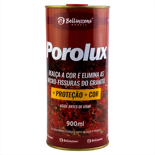 Porolux Bellinzoni + Proteção + Cor Granito Incolor Ou Preto