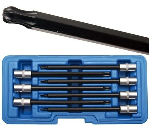 Bgs 8618 Juego De Dados Con Punta Torx 1/4, T10 - T40, 7 Pz