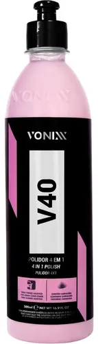 Polidor Corte Refino Lustro Protecao 4 Em 1 V40 500ml Vonixx