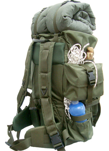 Mochila Militar De Uso Tactico- 40 Litros Trekking- Camping