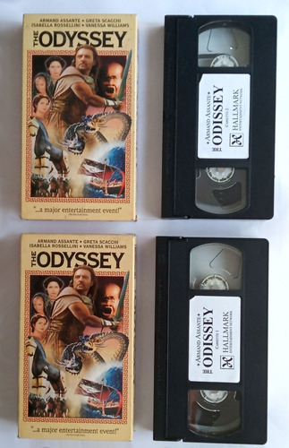 La Odisea (miniserie De Tv) Vhs Completa En 2 Partes Ingles (Usado)
