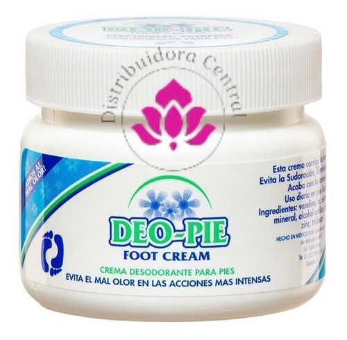 Crema Desodorante Deo-pie Florigan® 100grs. 