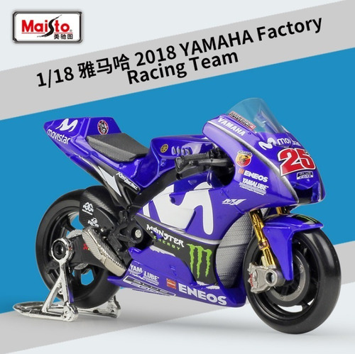 1:18 Motogp Yamaha 2018 Champion 46 Aleación Juguete De Moto