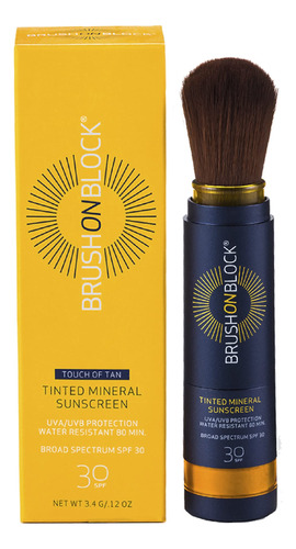 Brush On Block Polvo De Proteccin Solar Mineral, Recargable