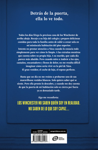 La Empleada Doméstica: La Empleada Doméstica., De Freida Mcfadden / Carlos Abreu Fetter. Thriller, Vol. . Editorial Penguin Random House, Tapa Blanda, Edición 1 En Español,