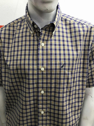 Camisa Nautica Classic Fit Wrinkle Resistant Talle Large