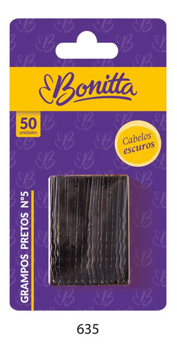 Grampos Preto Nº 5 50 Uniddades Bonitta