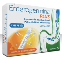 Comprar Enterogermina® Plus X 5 Frascos 5ml | Probiótico