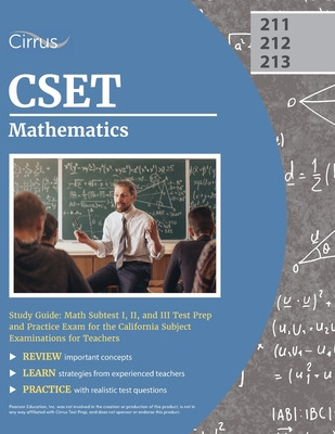 Libro Cset Mathematics Study Guide: Math Subtest I, Ii, A...