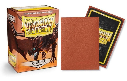 Protectores Para Cartas Dragon Shield Copper Matte