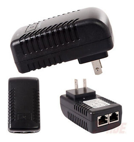 Adaptador Poe Inyector Para Camaras Ip 48vdc 15.4w 802.3af