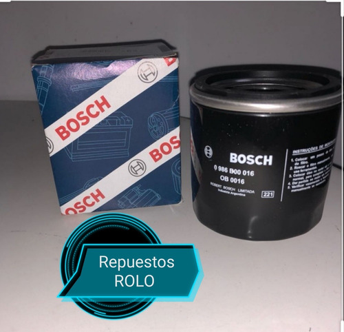 Senda - Gol - Polo - Escort Filtro De Aceite Bosch