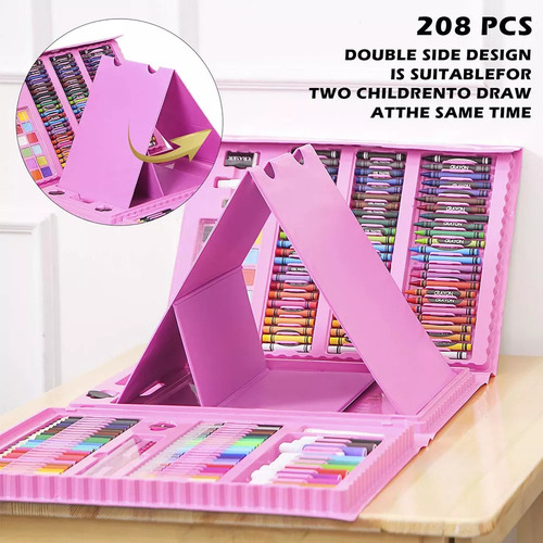 Set De Pintura Infantil De 208 Piezas, Set Multiusos