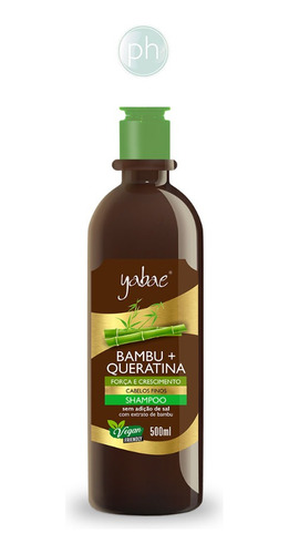 Shampoo Vegan Friendly Bambu + Queratina 500ml - Yabae 