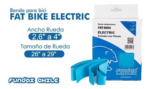 1 Banda Antipinchazo Fundax Fat-bike Electric (2,6-4 )