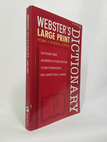 Webster's New Explorer Large Print Dictionary, Third Edition