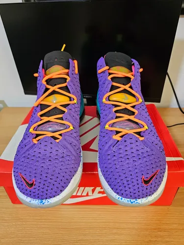 Tenis Nike Lebron 18 Psychic Purple Originales Talla 29 Cm