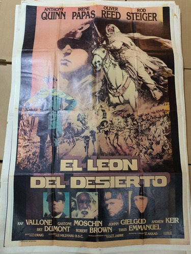 Afiche De Cine Origina 1413-a. Queen - El Leon Del Desierto