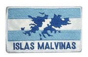 Parche Bordado Bandera Islas Malvinas Argentina