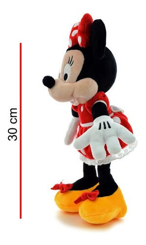 Imagen 4 de 5 de Minnie Mouse Peluche 30cm Original Lic. Disney My004