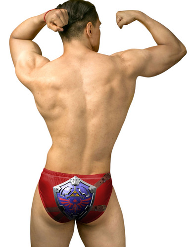 Brief Masculino Retro Gamer, Ropa Interior Cómoda Divertida