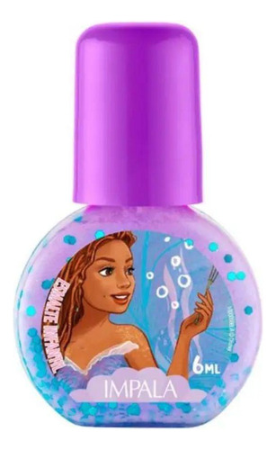 Esmalte Infantil A Base De Água 6ml A Pequena Sereia Impala