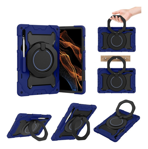Silicone + Pc Case For Samsung Galaxy Tab S8 Ultra