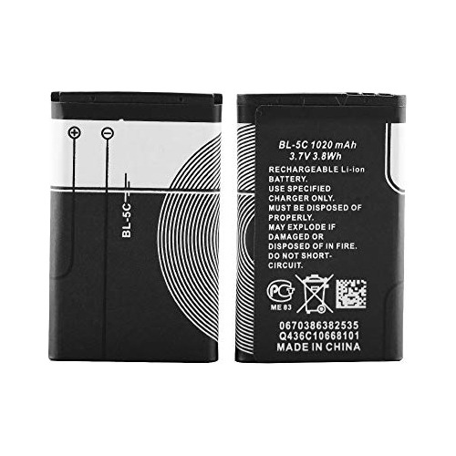 Bl5c 3.7v 1020mah Batería Recargable Adecuada Radio Do...