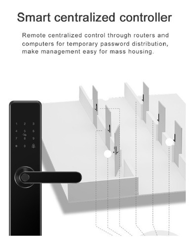 Cerradura Electronica Inteligente Digital Huella Wifi Smart