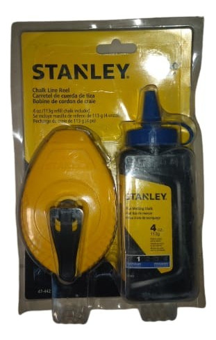 Chocla Tira Linea Stanley 100' 30m Con Tiza Azul