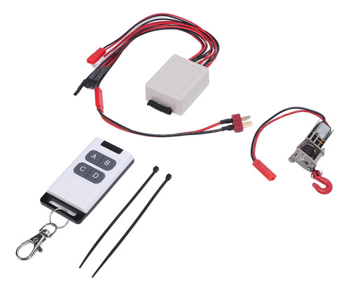 Kit De Controlador Rc Metal Winch Con Conector Remoto Jst He