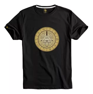 Gravity Falls Camiseta Bill Cipher Camisa Algodão Premium