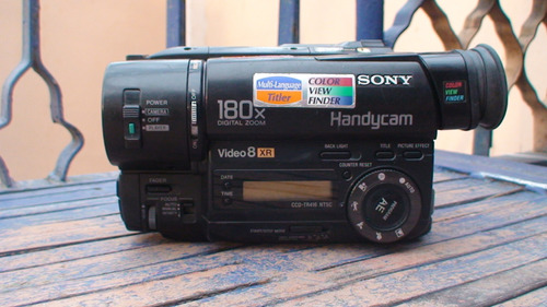 Camara De Video Sony Handycam Ccd-tr418-8mm Hi8