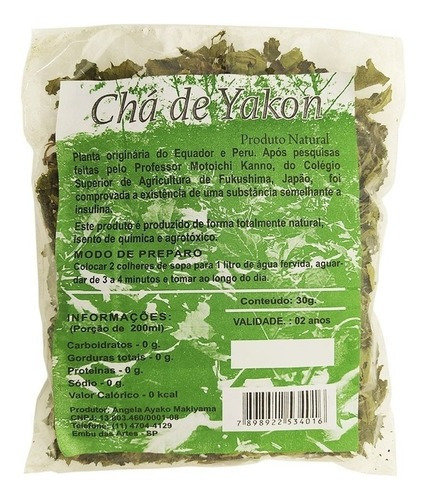 Chá De Yakon 30g