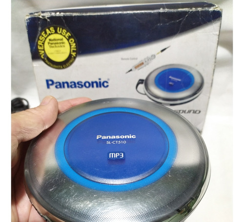 Discman Panasonic Japonés En Caja Con Accesorios