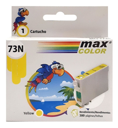 Cartucho Maxcolor Amarillo Compatible Epson Tx400 T073420