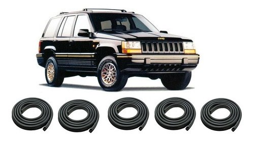 Jeep Grand Cherokee 1993 / 1999 Burletes 4 Puertas + Baul