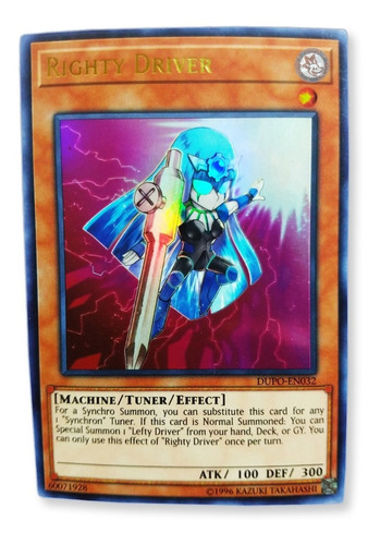 Yugi-oh! Righty Driver Dupo-en032 Ultra