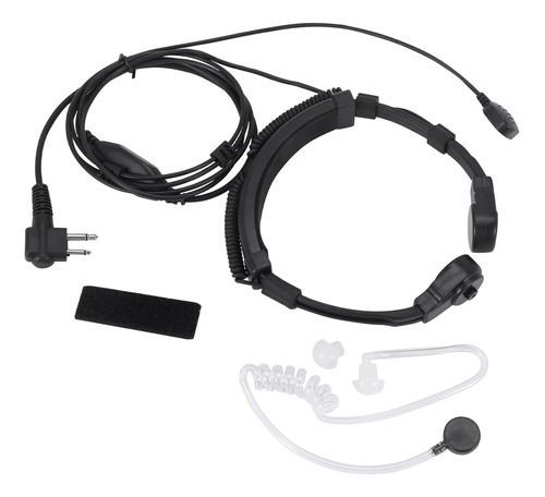 Auriculares Throat Mic MiniPhone Covert Acoustic Tube F